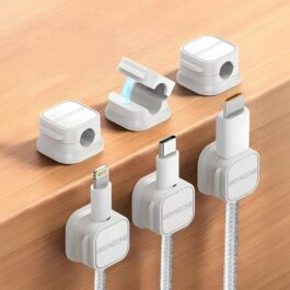 ORYNZONE Magnetic Cable Organizer White (6pcs)